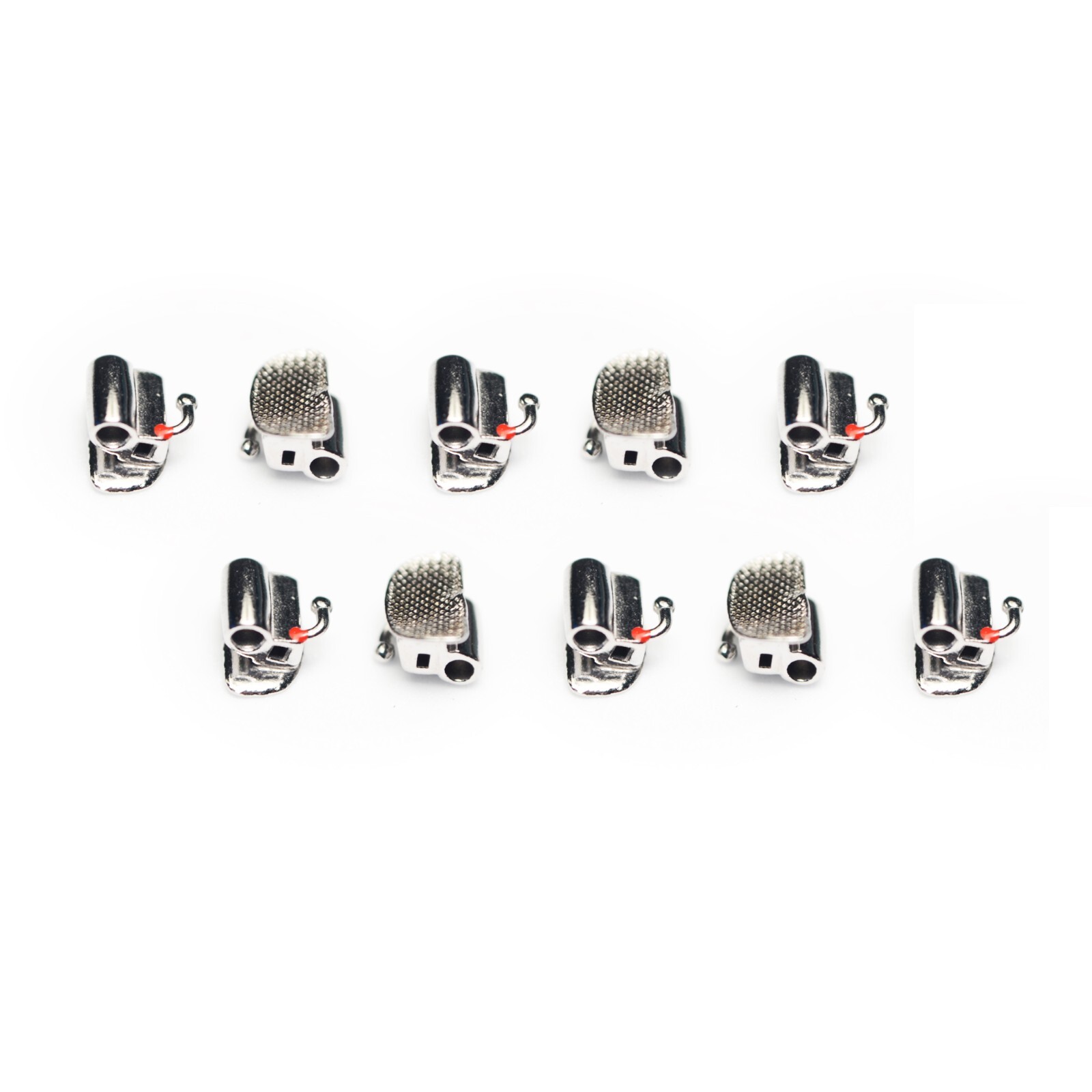 J&J Ortho Orthodontic Bondable First Molar Double Non-Convertible Buccal Tube