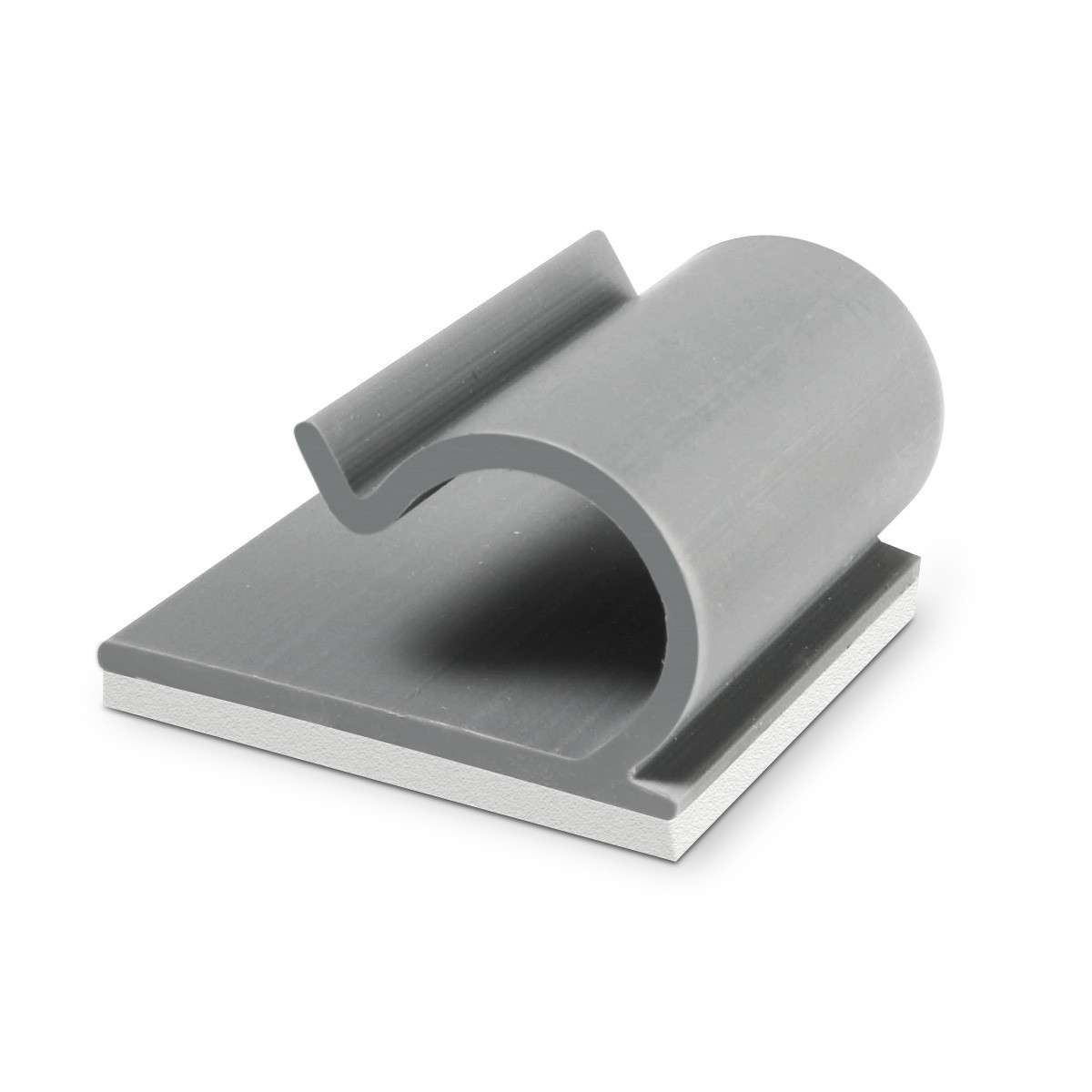 Parkell C-Clip Grey Plastic Handpiece Holder 5 Pack, Adhesive