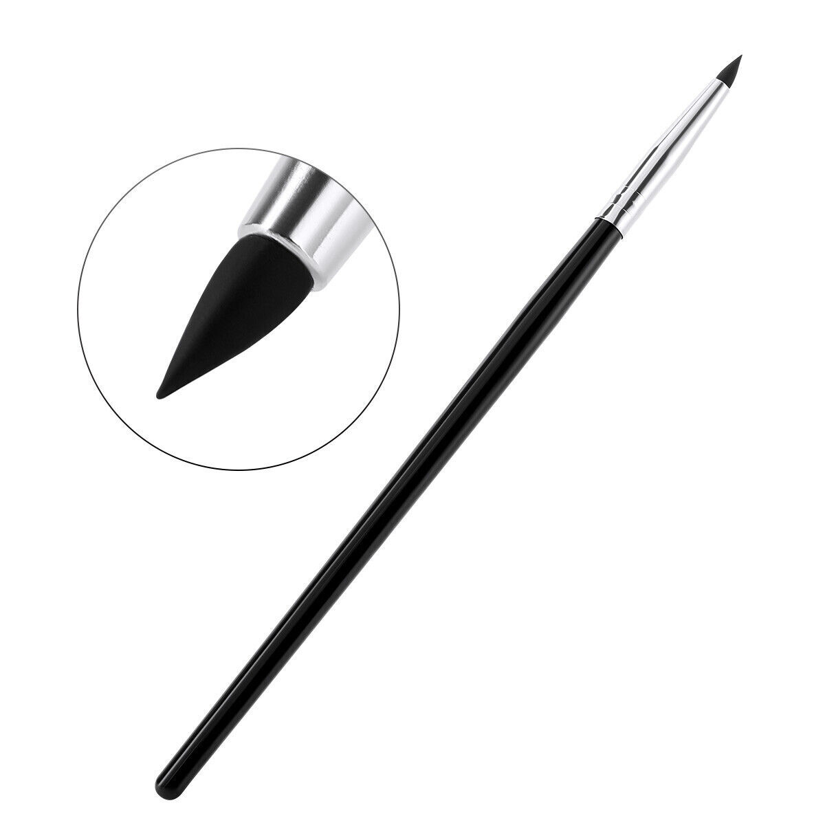 5 Pcs Dental Composite Silicone Brush Pen Resin Veneer Cement Porcelain Pen