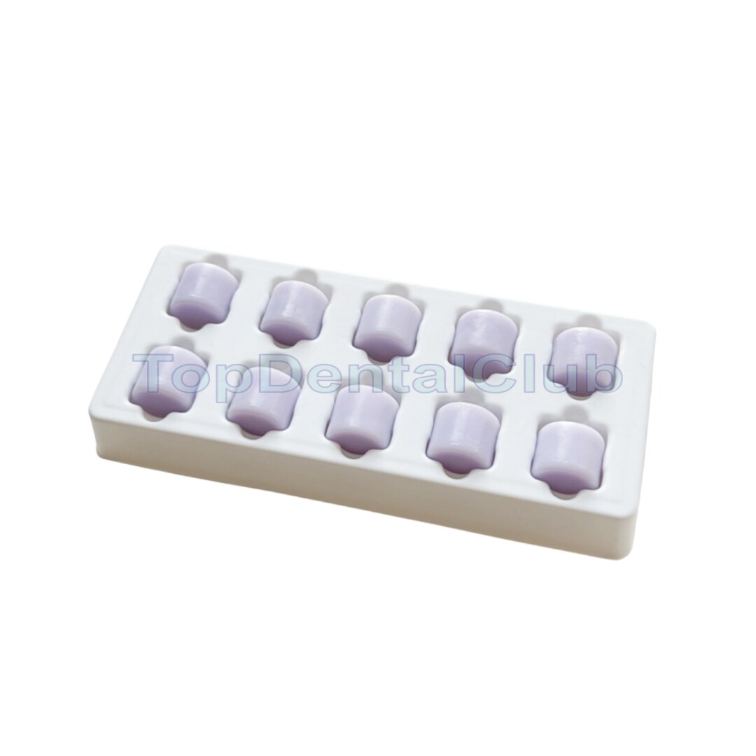 LT Dental Bleached Glass Ceramic Press Ingots Lithium CAD CAM Disilicate Cerec
