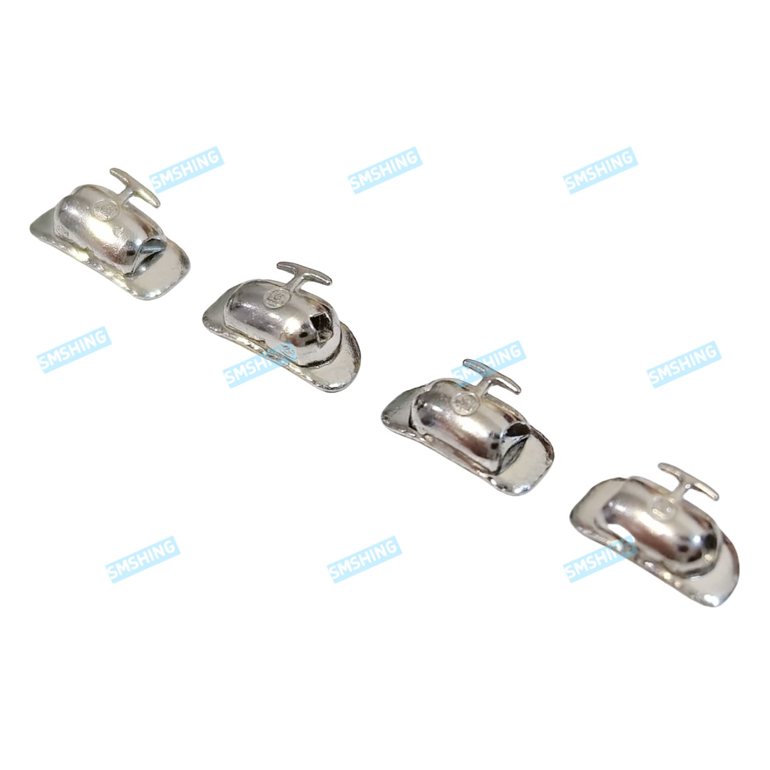 10Kit Dental Buccal Tubes Ortho Hooks Tube Bidirection Traction T-Type Hook