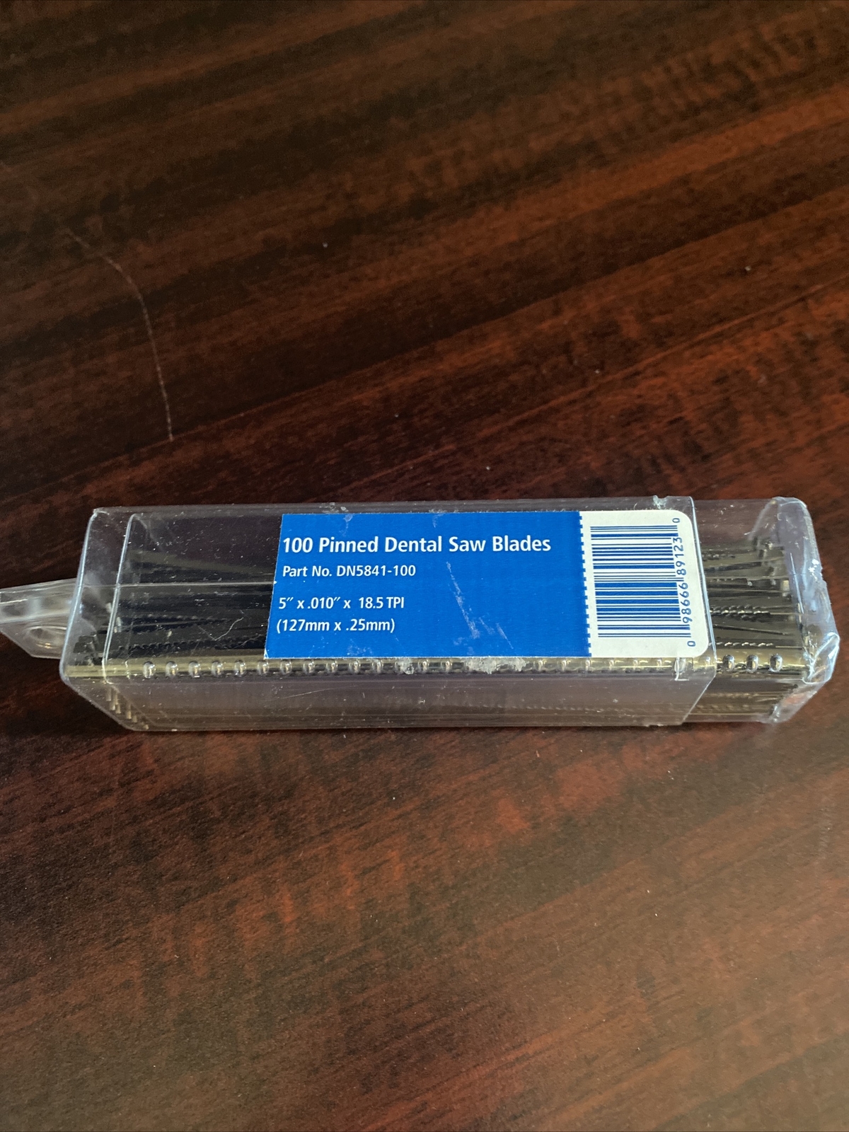 100 Pinned Dental Saw Blades DN5841-100 5×10” x 18.5 TPI