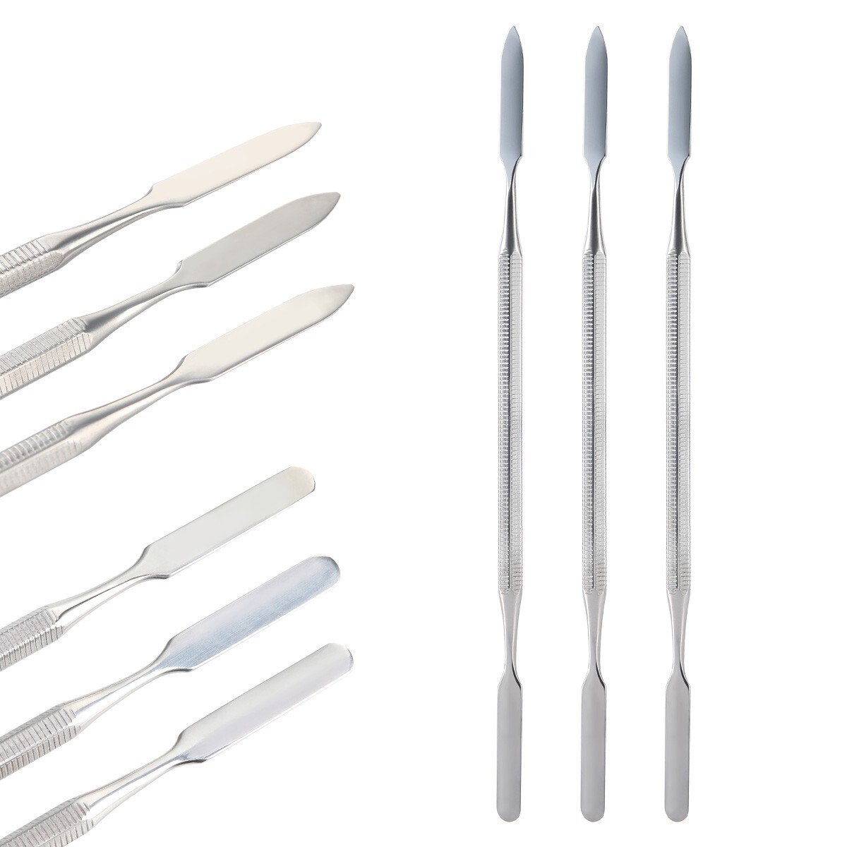 Dental Lab Carvers Stainless Steel Mixing Spatula Tool Double Ended Instrument