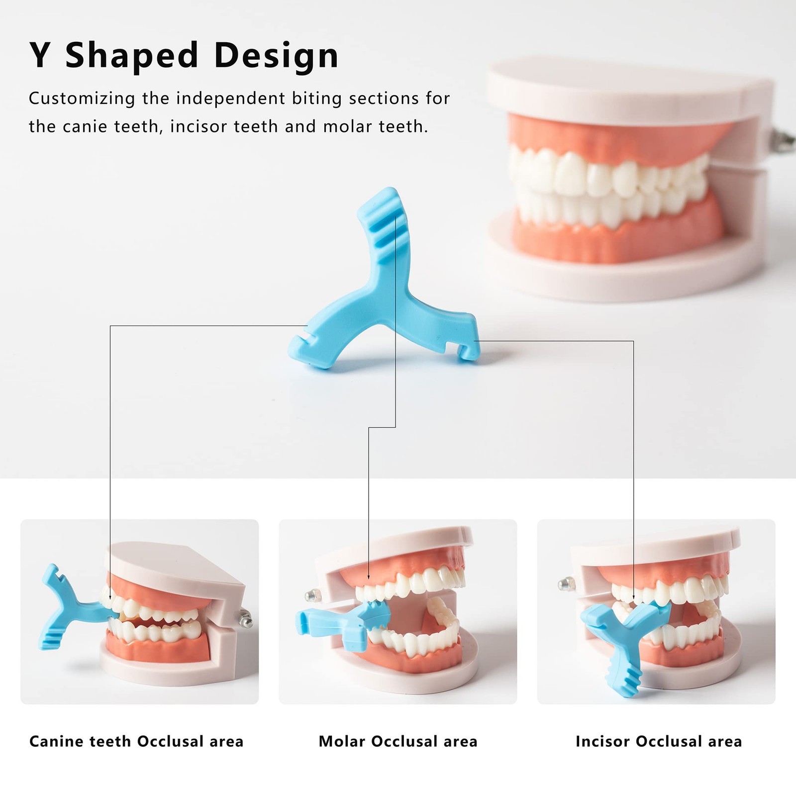LOVEWEE Aligner Chewies, 4 PCS Y-Shaped Orthodontics Multicolor