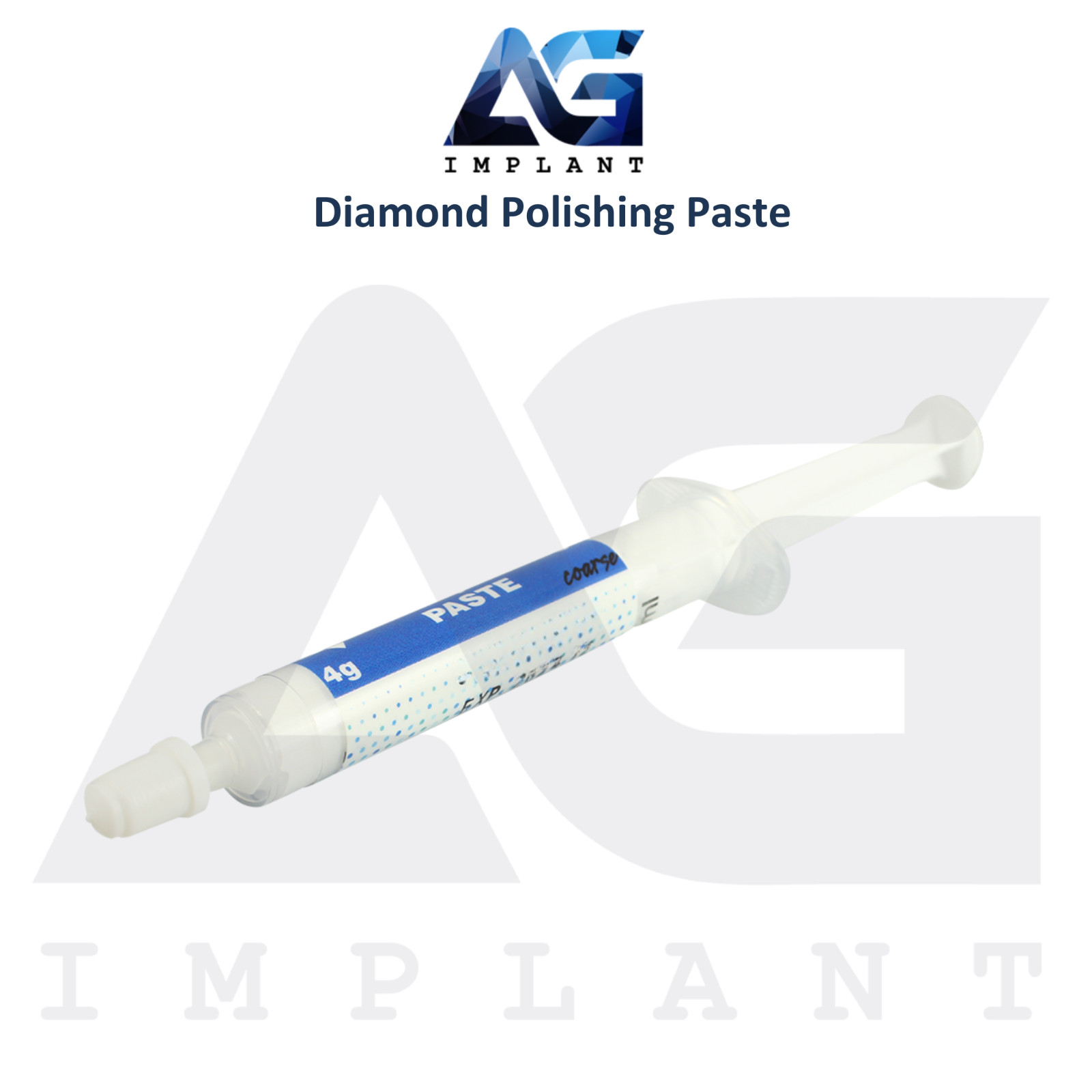Dental Diamond Polishing Paste Fine / Coarse 4g Surface Prep Composite Material