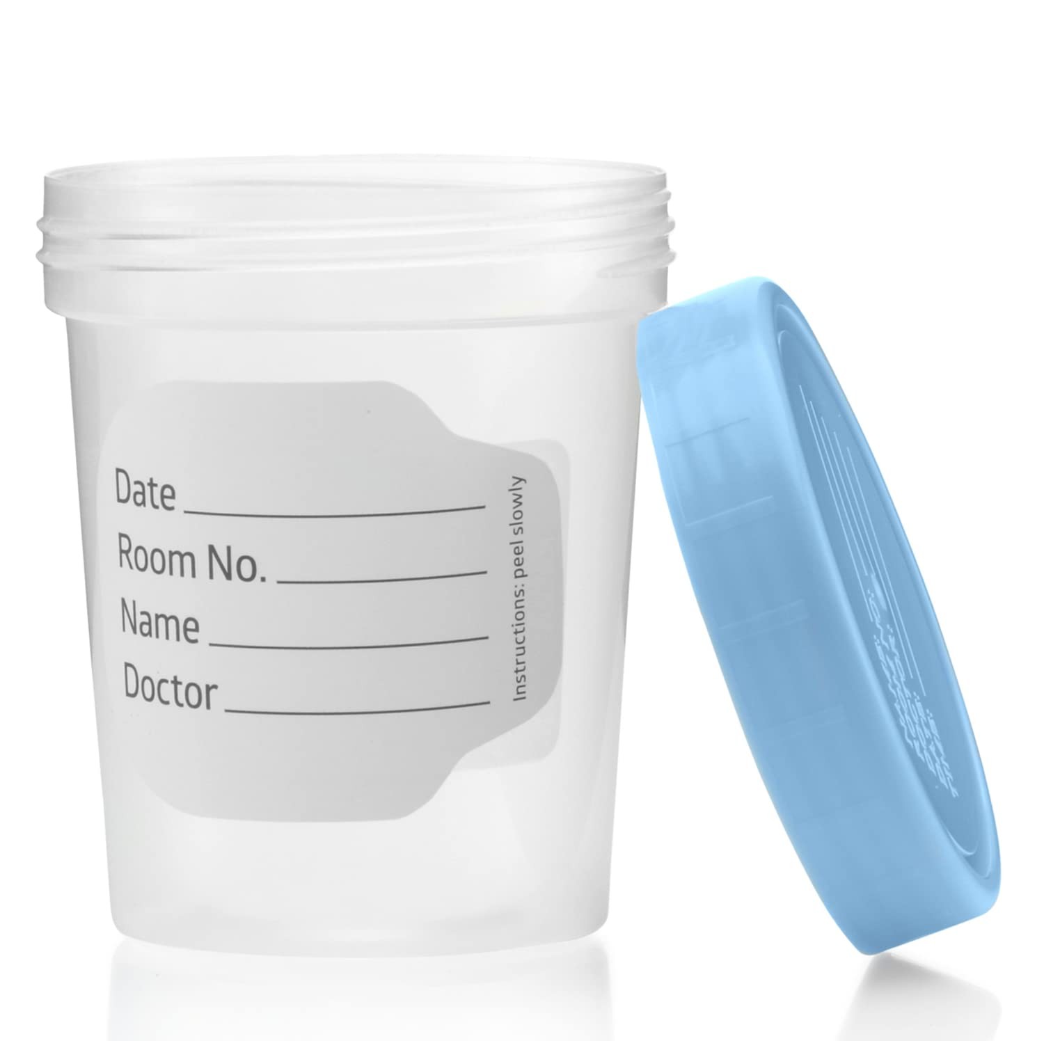 Vakly Sterile Specimen Cups 4 oz (10 Pack) – Individually Wrapped Urine Clear