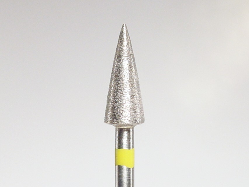 Tapered Cylinder, Point End, VARENKOR Solid Sintered Diamond Bur 2745/050 SALE