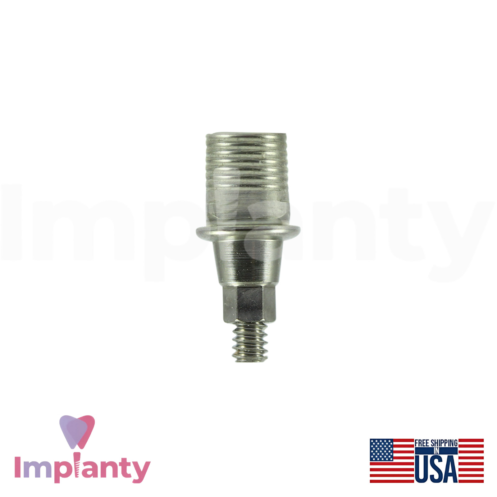 10x Neodent GM Compatible Titanium Base Ø4.5mm Prosthetic Grand Morse Connection