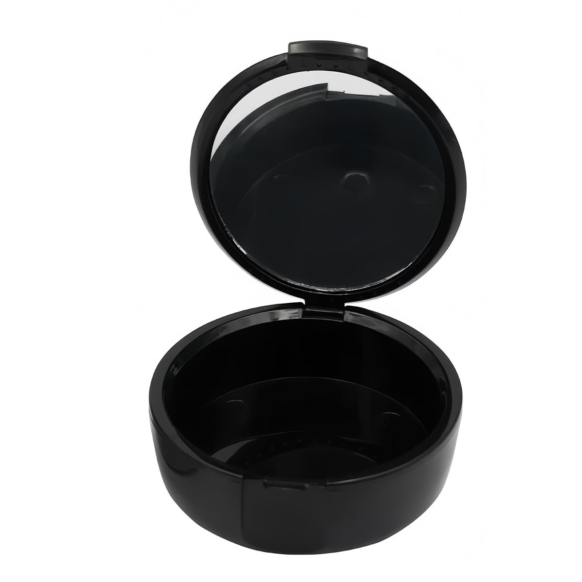 Denture Box Retainer Case Orthodontic with Mirror Black