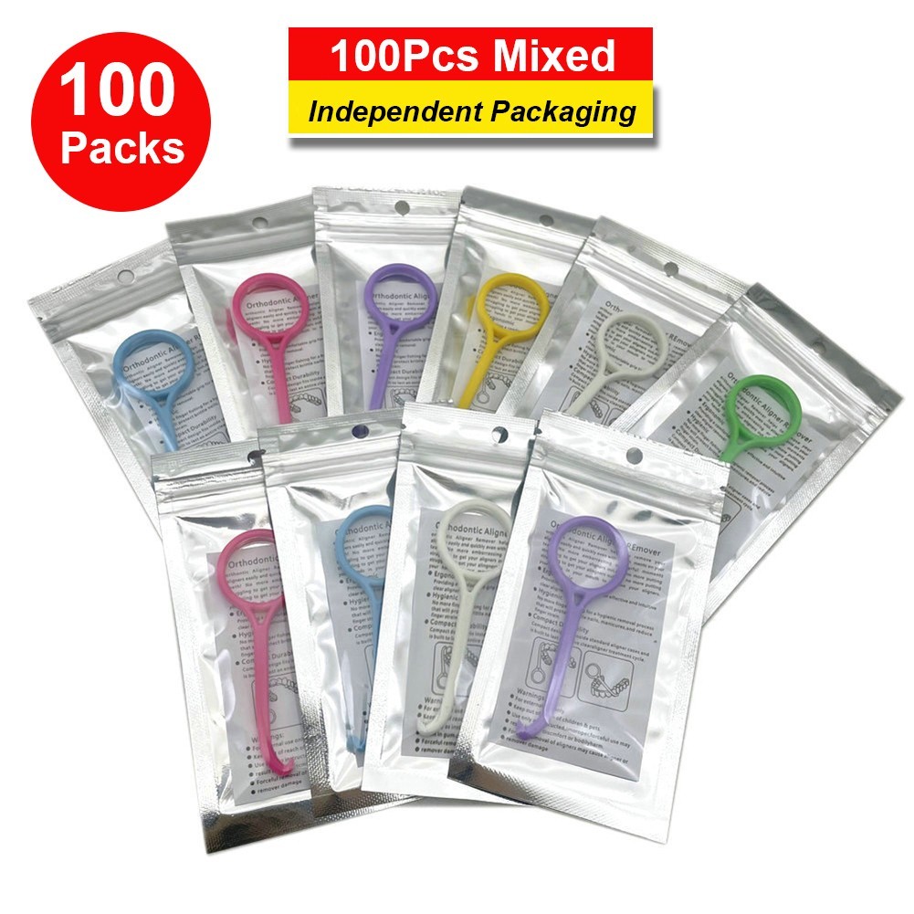 Dental Brace Extractor Ortho Removal Tool Aligner Chewies Clear Retainer Seater