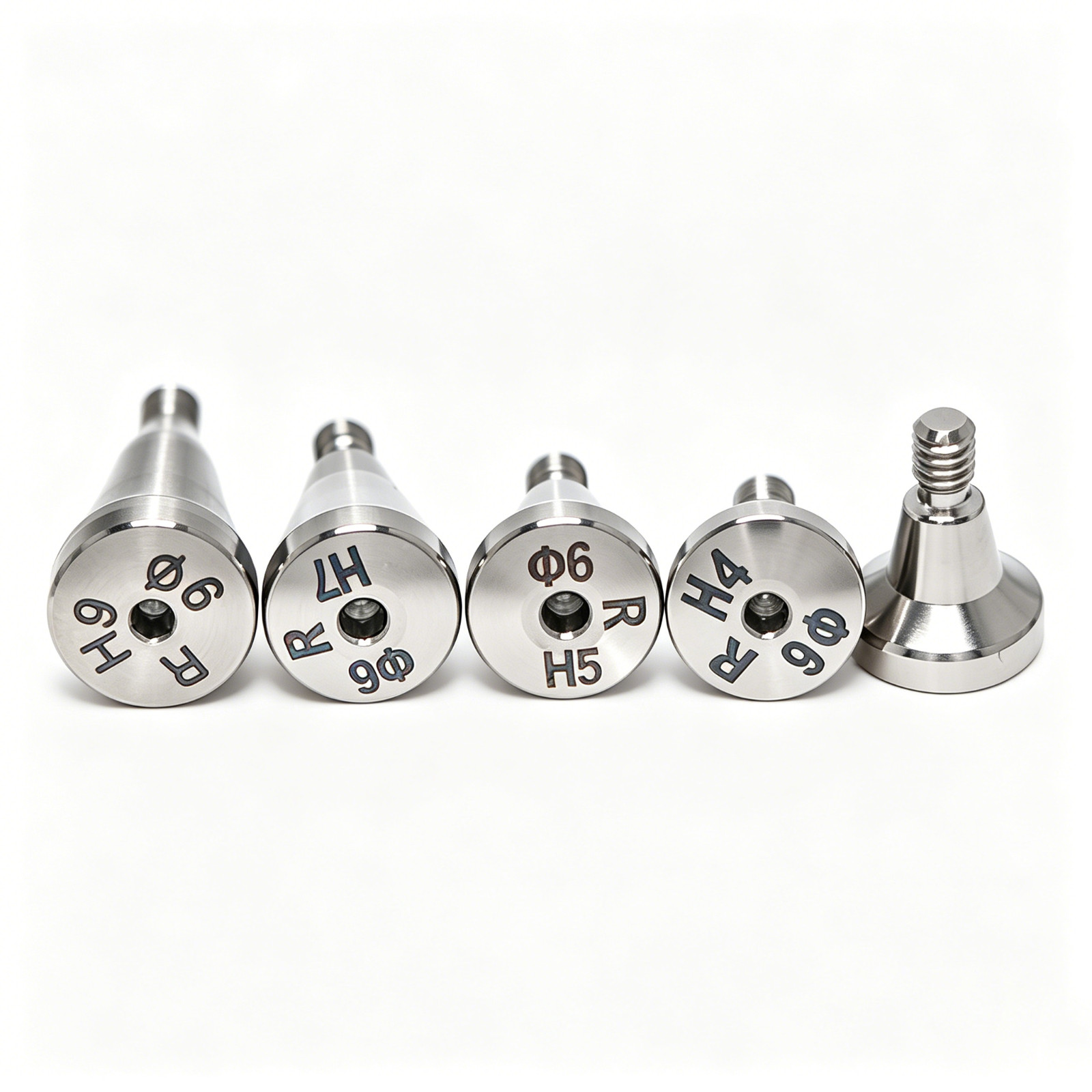 US 5Pcs Dental Healing Abutments Cover Screw Regular/Mini fit Osstem Hiossen