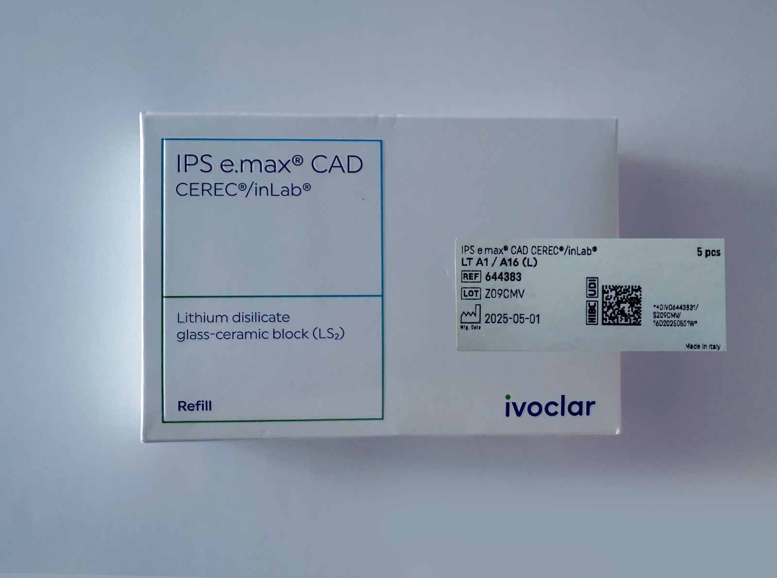 Ivoclar IPS E.Max CAD CEREC/ InLab LT A1/A16 (L)