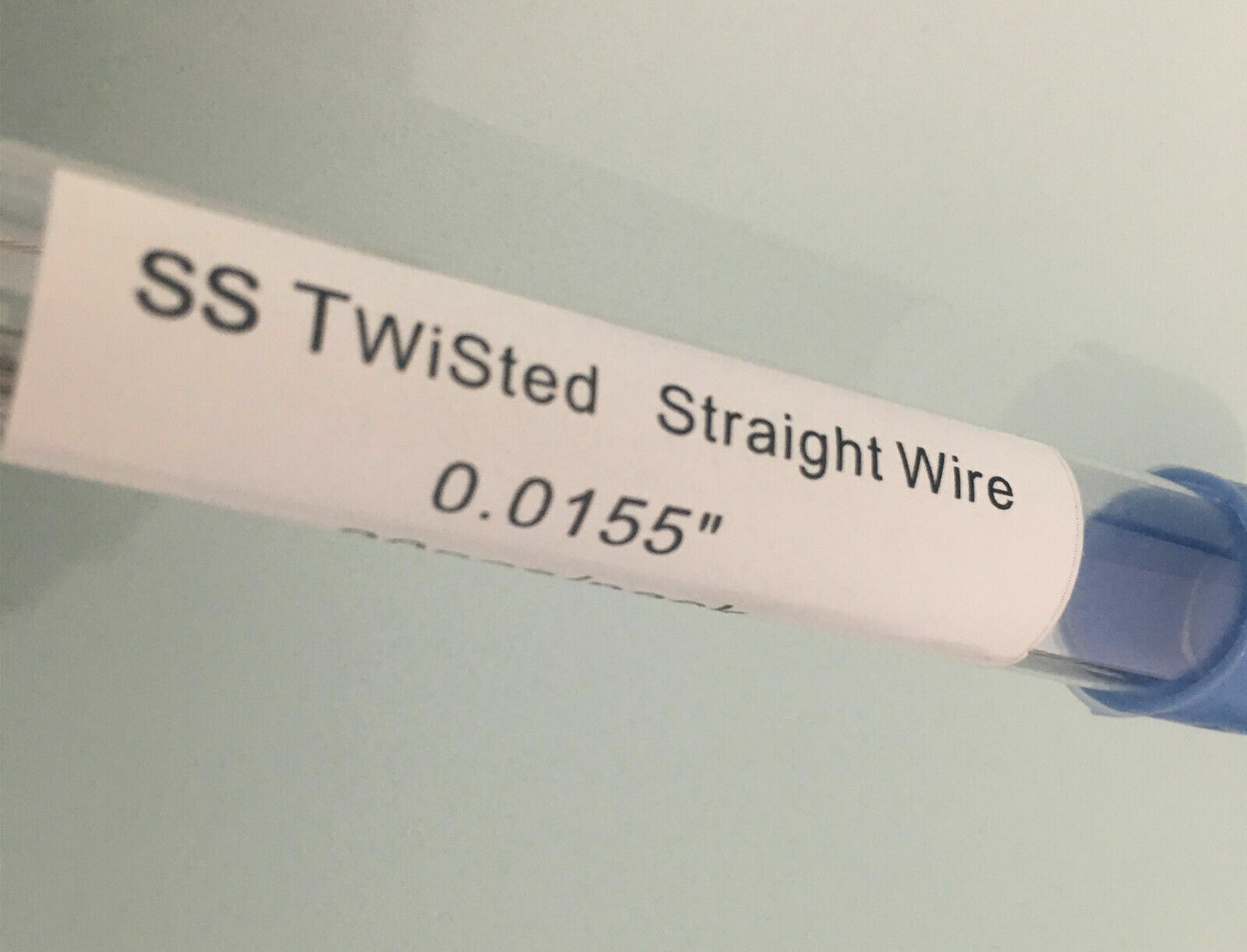 Dental Orthodontic Straight Wire Stainless Steel Twist Wires 0.0155/0.0175