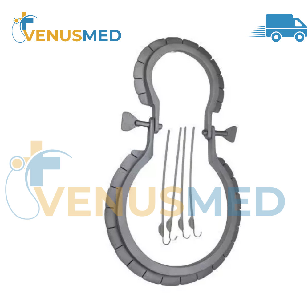 Lone Star Veterinary Ring Retractor Reusable With 20 Elastic Stays Ring