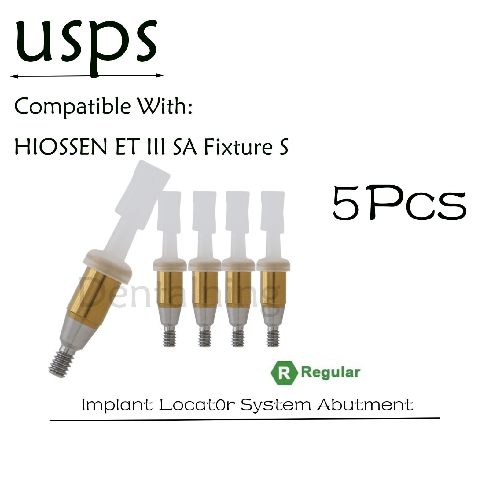US Dental Overdenture Implant Abutment Locator Sys For Hiossen Regular 3/4/5.0mm