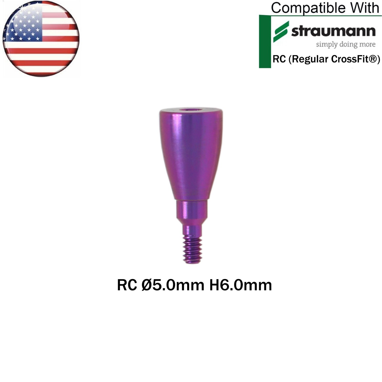 US RC Dental Healing Abutment Healing Closure Caps Fit Straumann ITI Bone Level