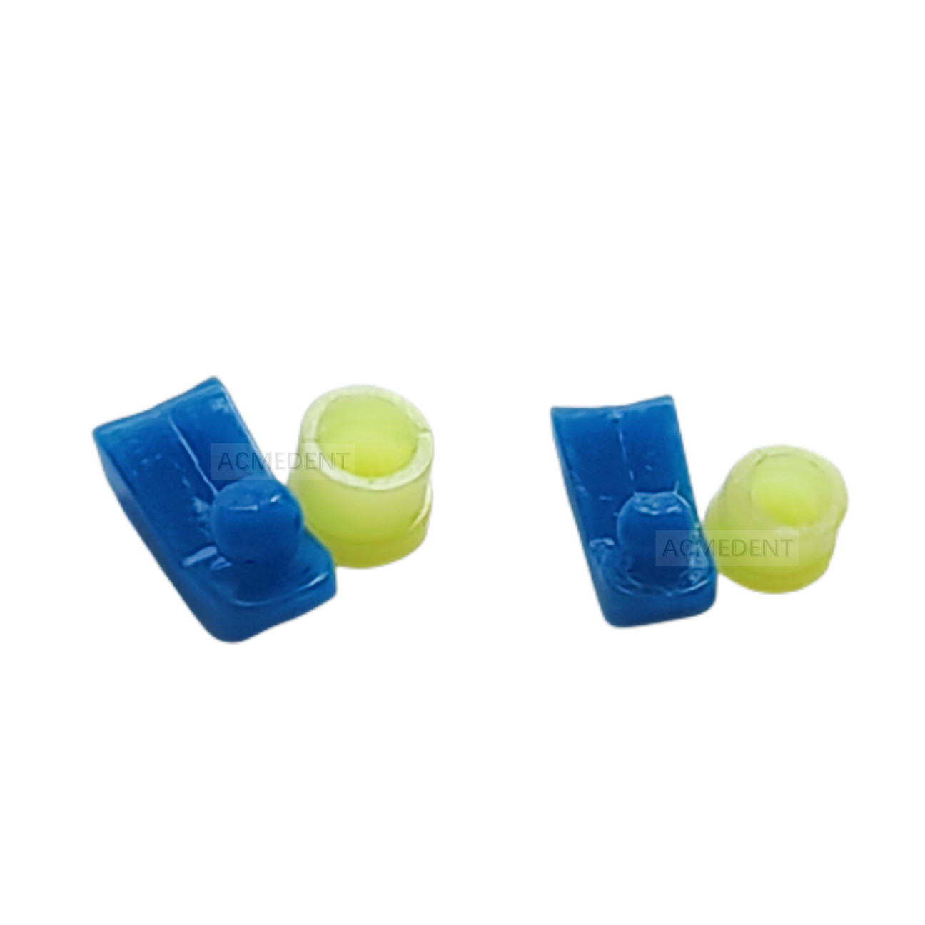 Dental Overdenture Castable Ball Attachment Unilateral Pre-Sectioned Beveled Cap