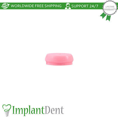 10x Dental Soft Silicone Caps Insert Loc In Attachment Prosthetic Overdenture