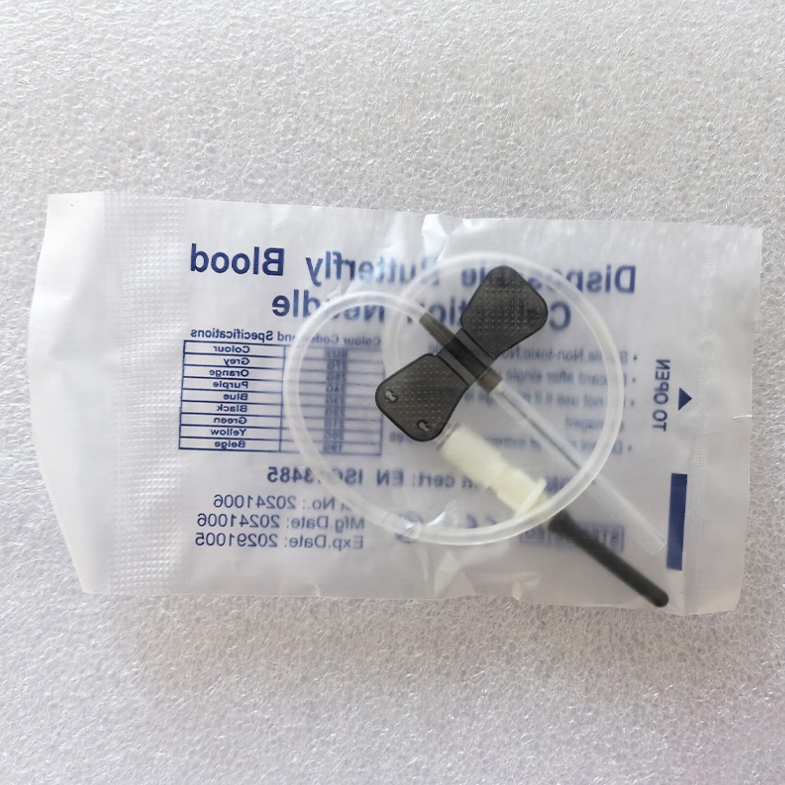 50Pcs Advanced Safety Double Wing Tips with Luer Adapter for Pet Cat Dogs Animal