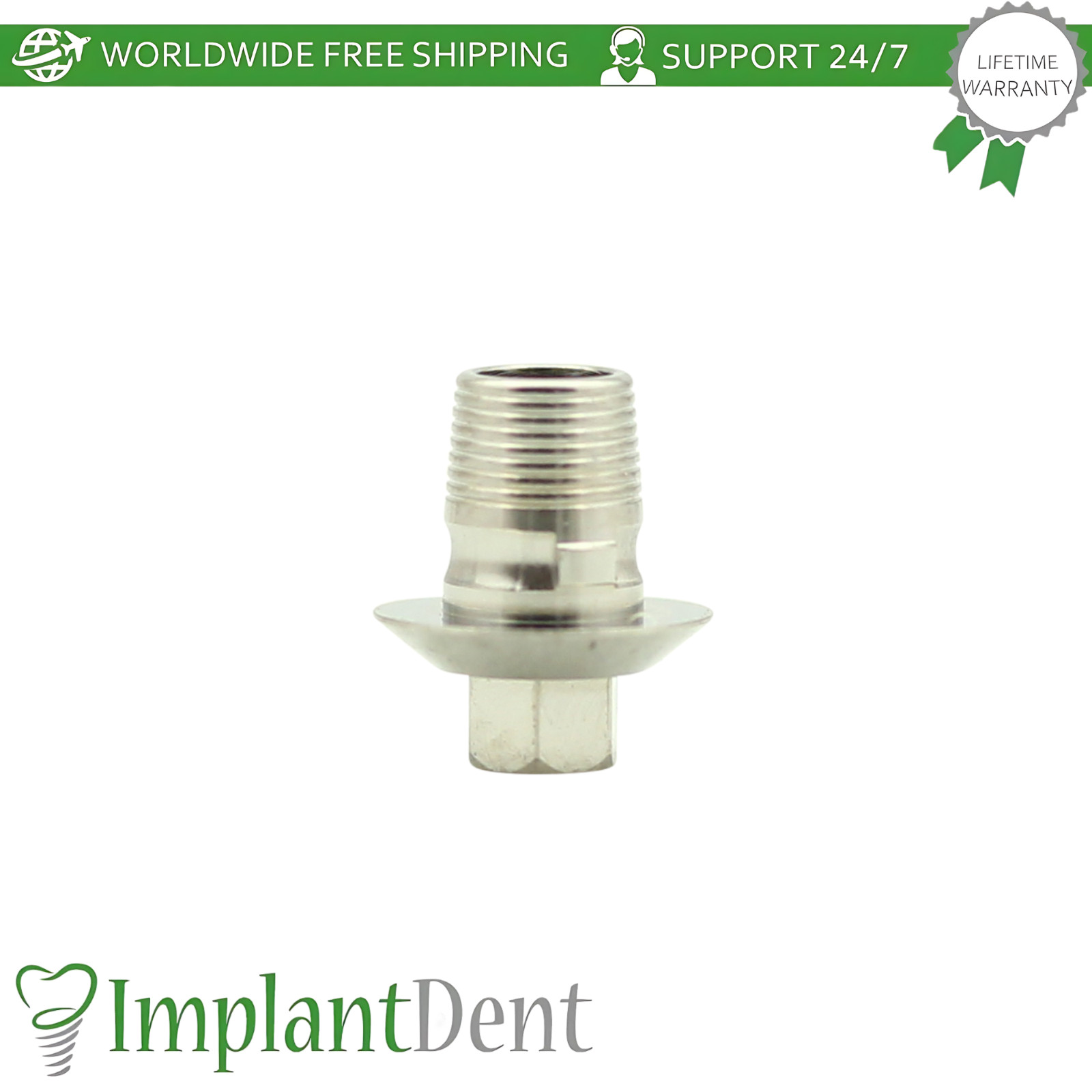 X10 Ø5.7mm Anti-Rotation Ti-Base WP MIS Compatible Int Hex 2.45mm Connection