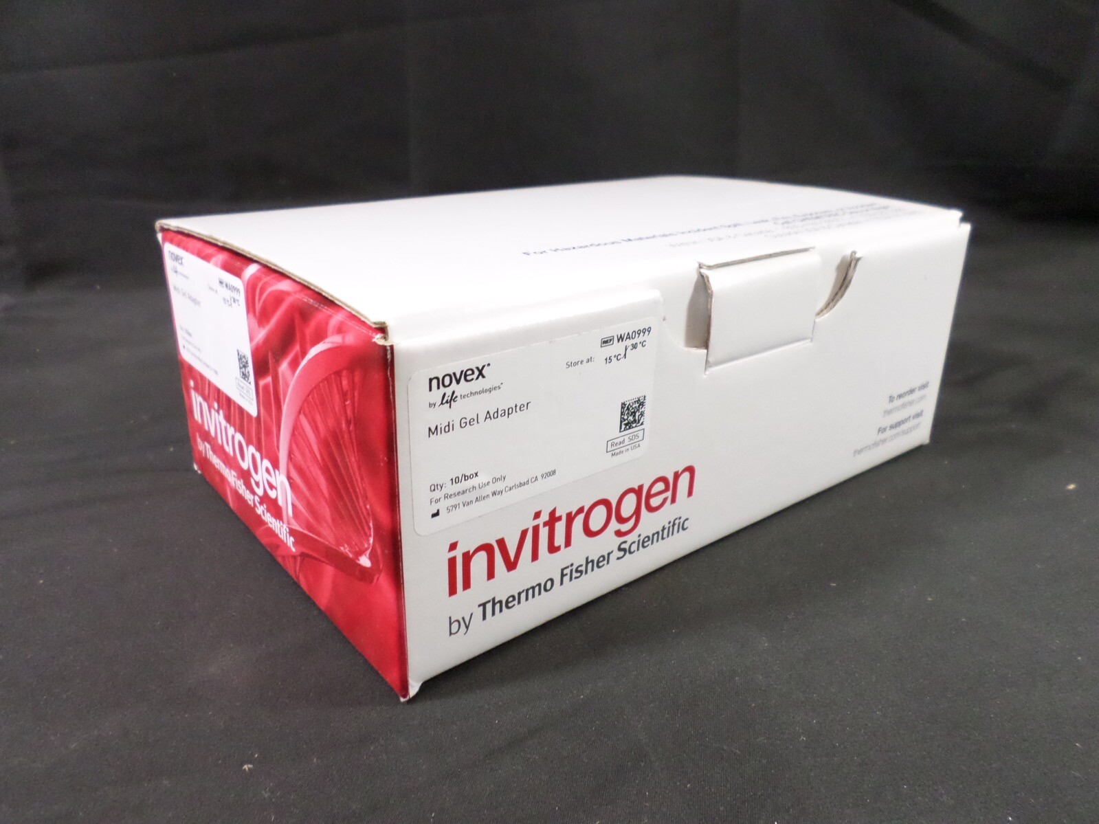 INVITROGEN Thermo Novex Cassette Electrophoresis Tank Mini Gel Adapters (10/Pk)