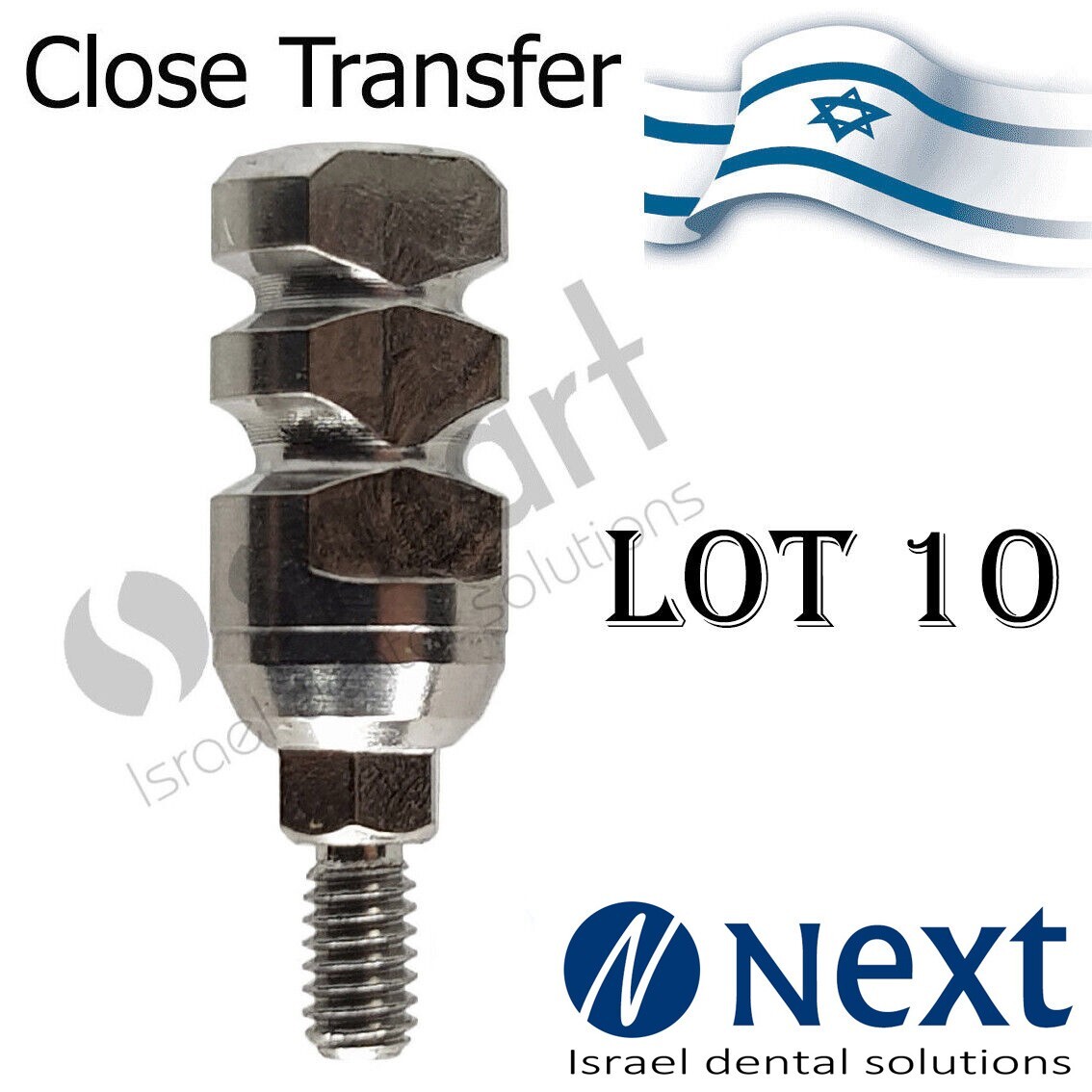 Lot x 10 Impression close transfer abutment coping short