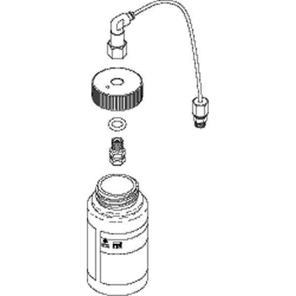 RPI Pump Tester Bottle Kit, Test Pump, Union Fitting