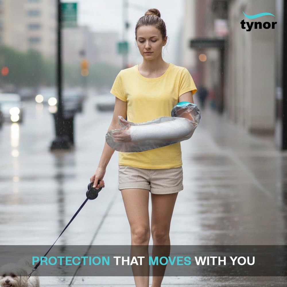 TYNOR Cast Cover Arm, White, Universal Size, 1 Unit