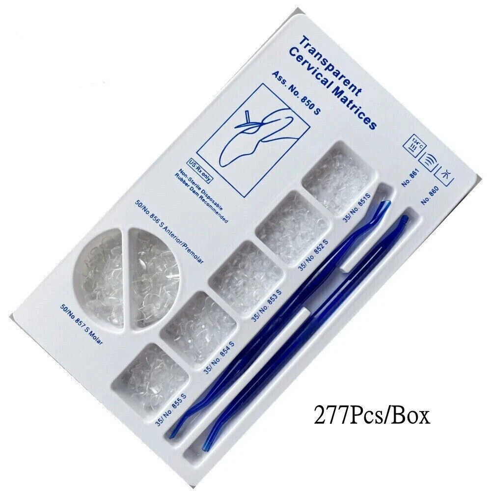 Dental Clear Matrix Composite Gingival Retractor Transparent Cervical Matrices