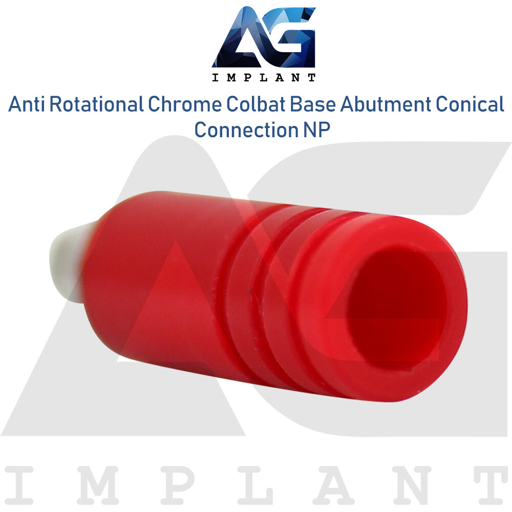 5 Chrome Cobalt Base Anti Rotational NP Conical Connection With Screw 2.25mm