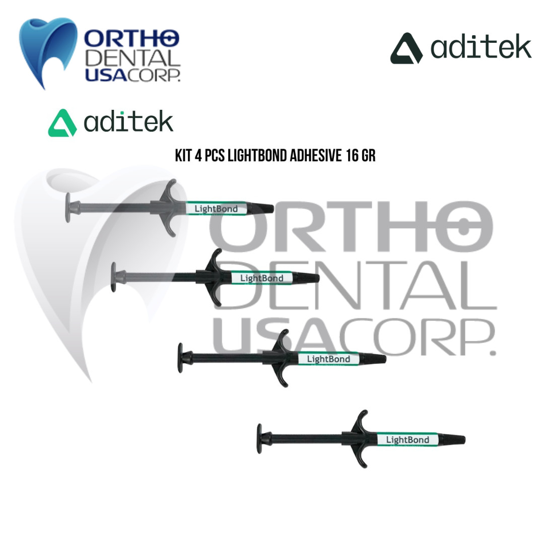 Kit 8 pcs Lightbond Orthodontic adhesive 16 gr AditekLight Bond Orthodentalusa