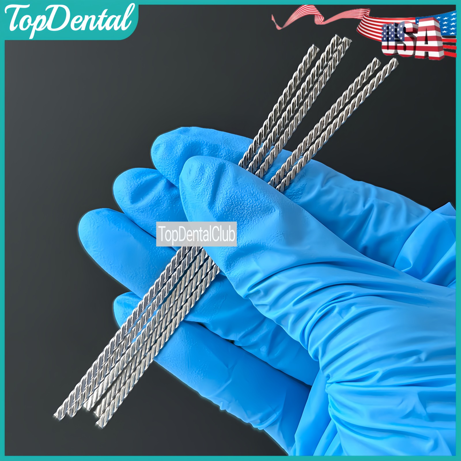 USA Dental Connector Stainless Tianium Strengthener Wire Overdenture MU Implant
