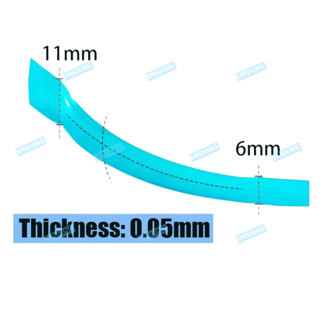 5Box Dental Blue View Matrix Contoured Anterior Matrices Mylar Anatomical Strip