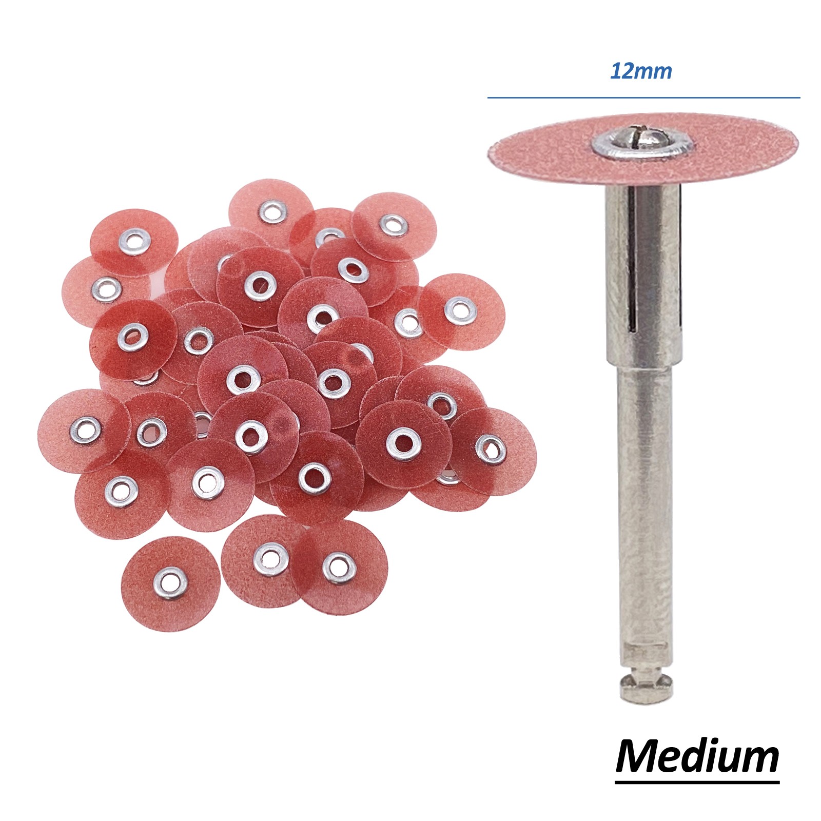 Dental Sof-Lex contouring polishing 2381 Pop-On discs 0.47″ 12mm or Mandrel PD