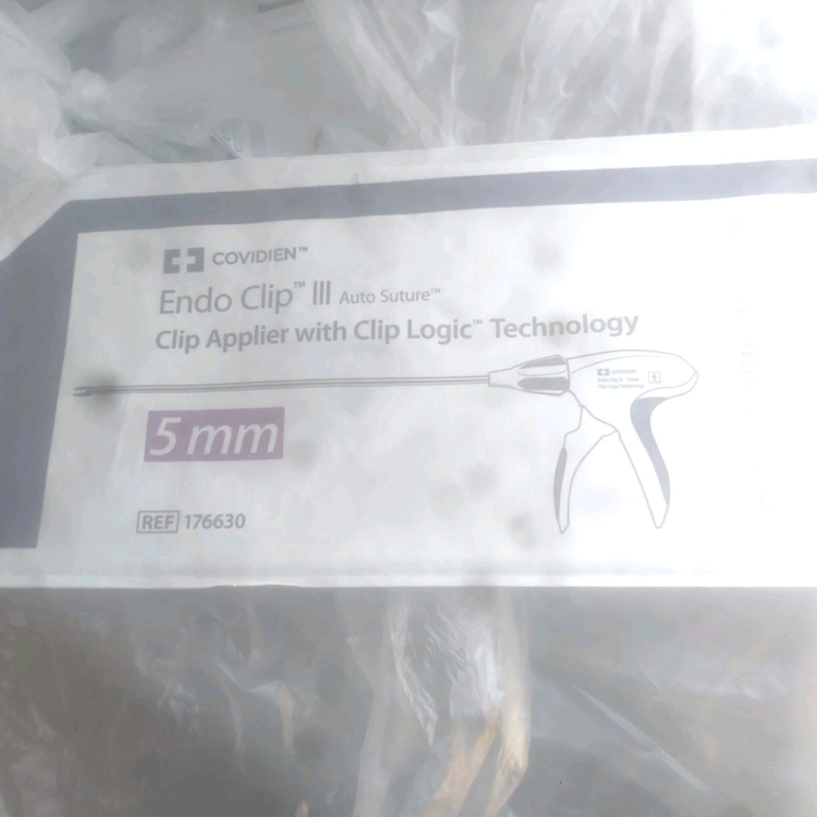 COVIDIEN Endo Clip Auto Suture 5mm – Clip Applier Expiration Date 07/31/2027