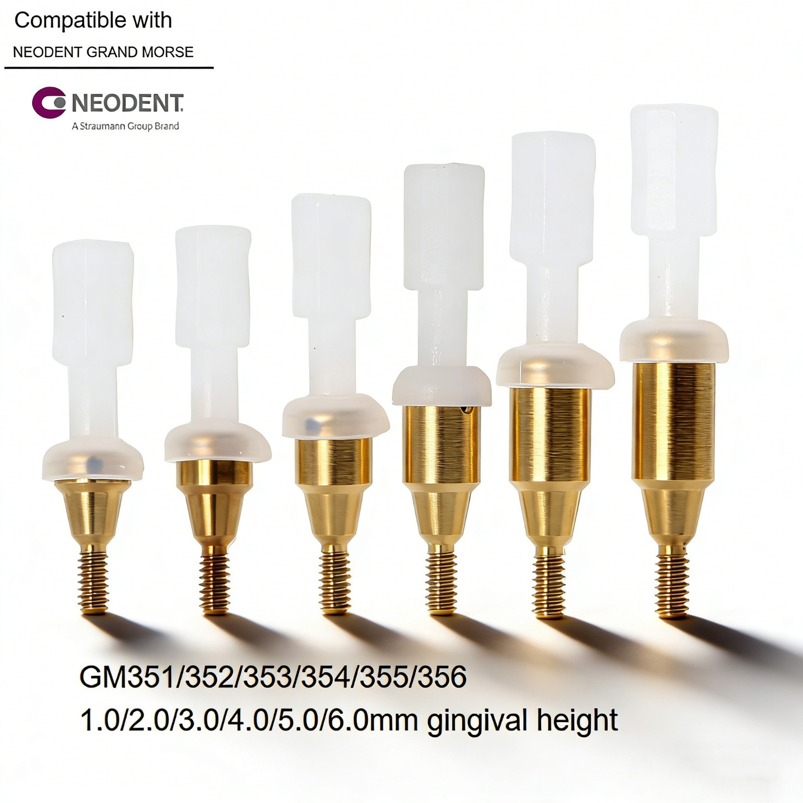 Dental Neodent GM Locator Abutment Overdenture Attachment Retention Compatible