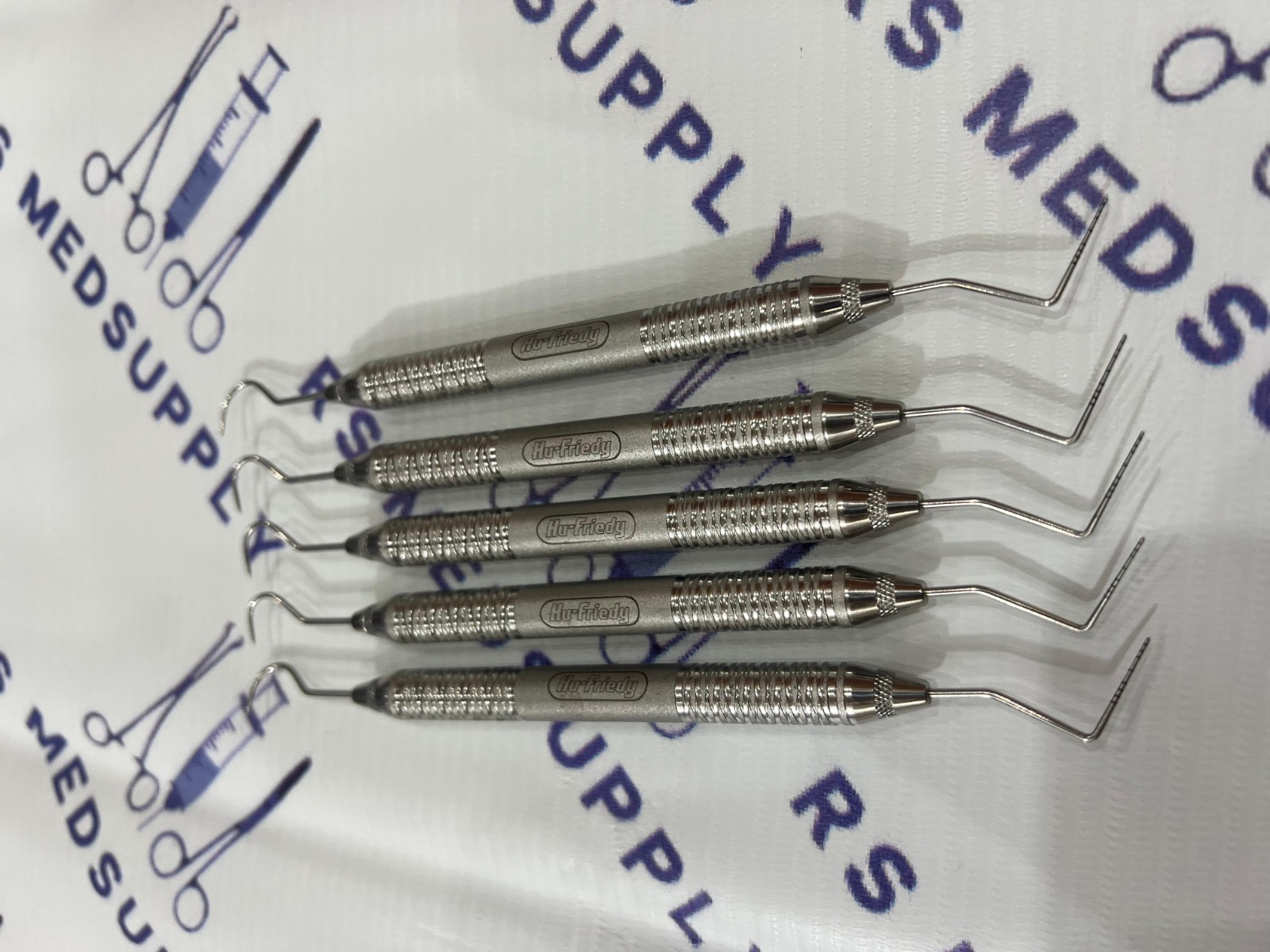 Hu-Friedy XP23/W6 Expro Double End #23/W #6 Handle Dental Explorer Lot of 5 pcs