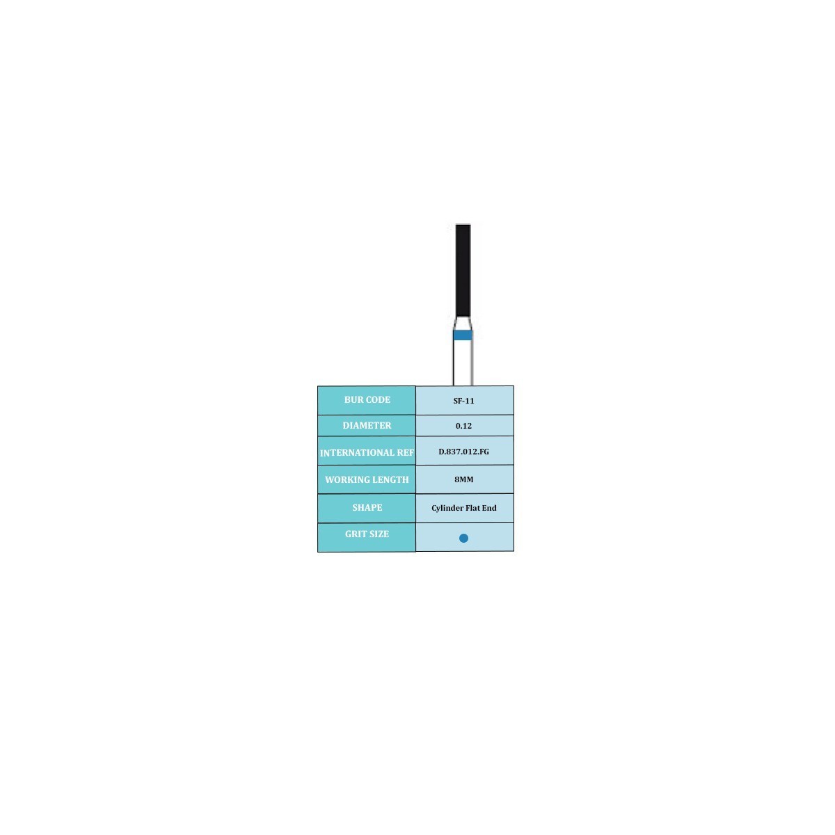 Frank Diamond Bur SF-11 | Made in Germany (Pack of 5)