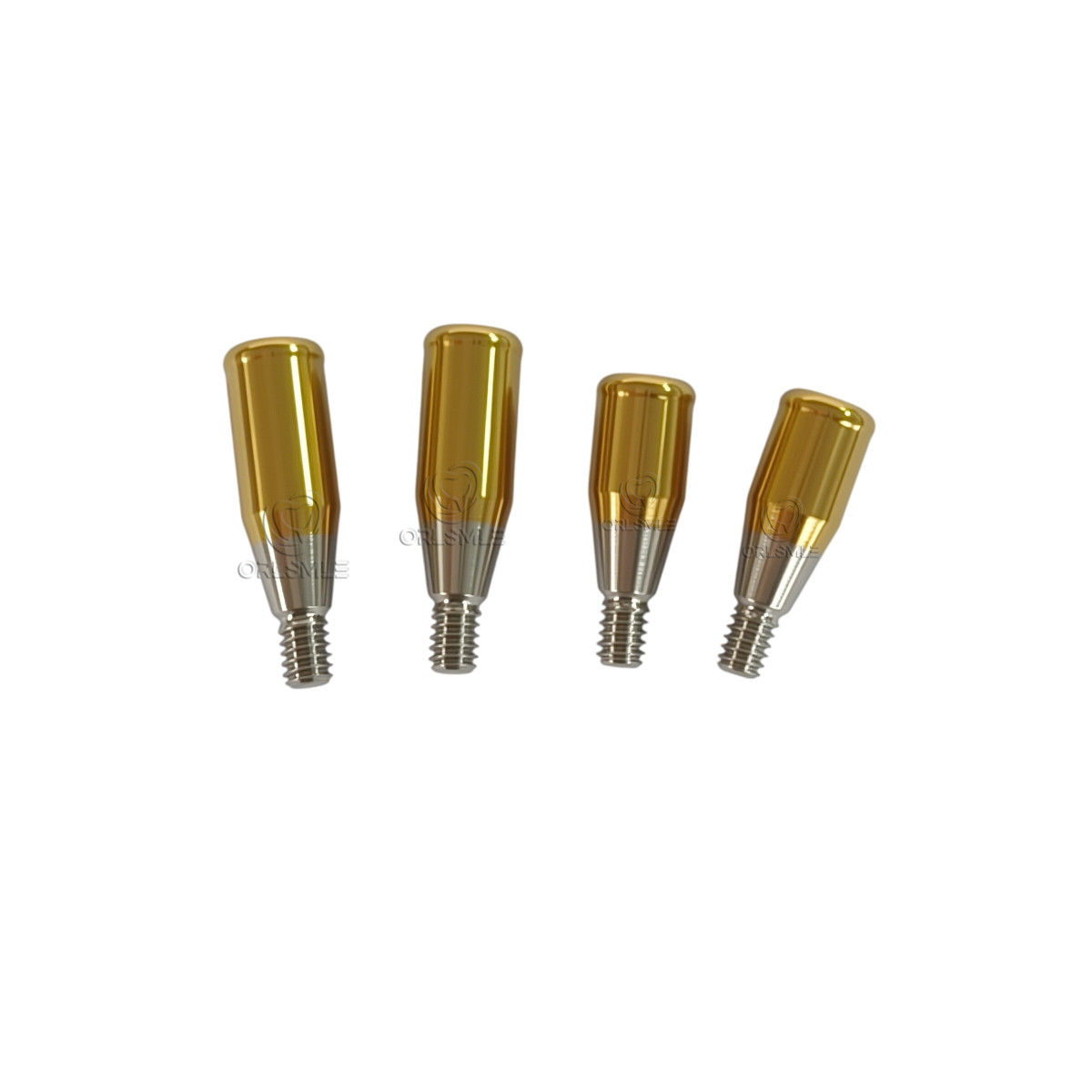 Locator abutment with Standard males caps fit to DIO UF II Regular GH1-6