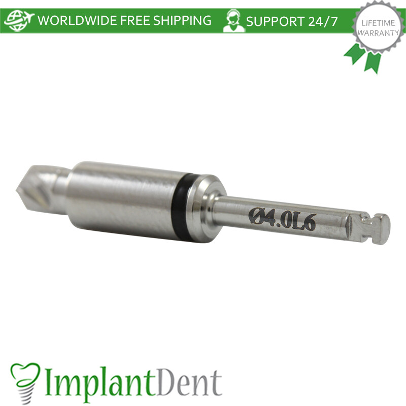 1 Straight Drill Integral Stopper Ø4.0, External Irrigation Dental Tool Sur gery