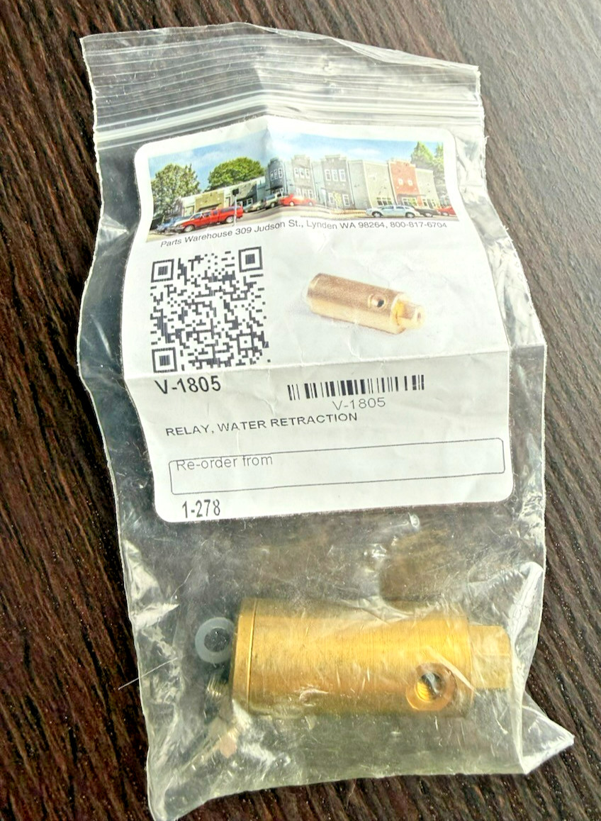 Retraction Water Valve From Parts Warehouse # V-1805 Same as DCI # 7350