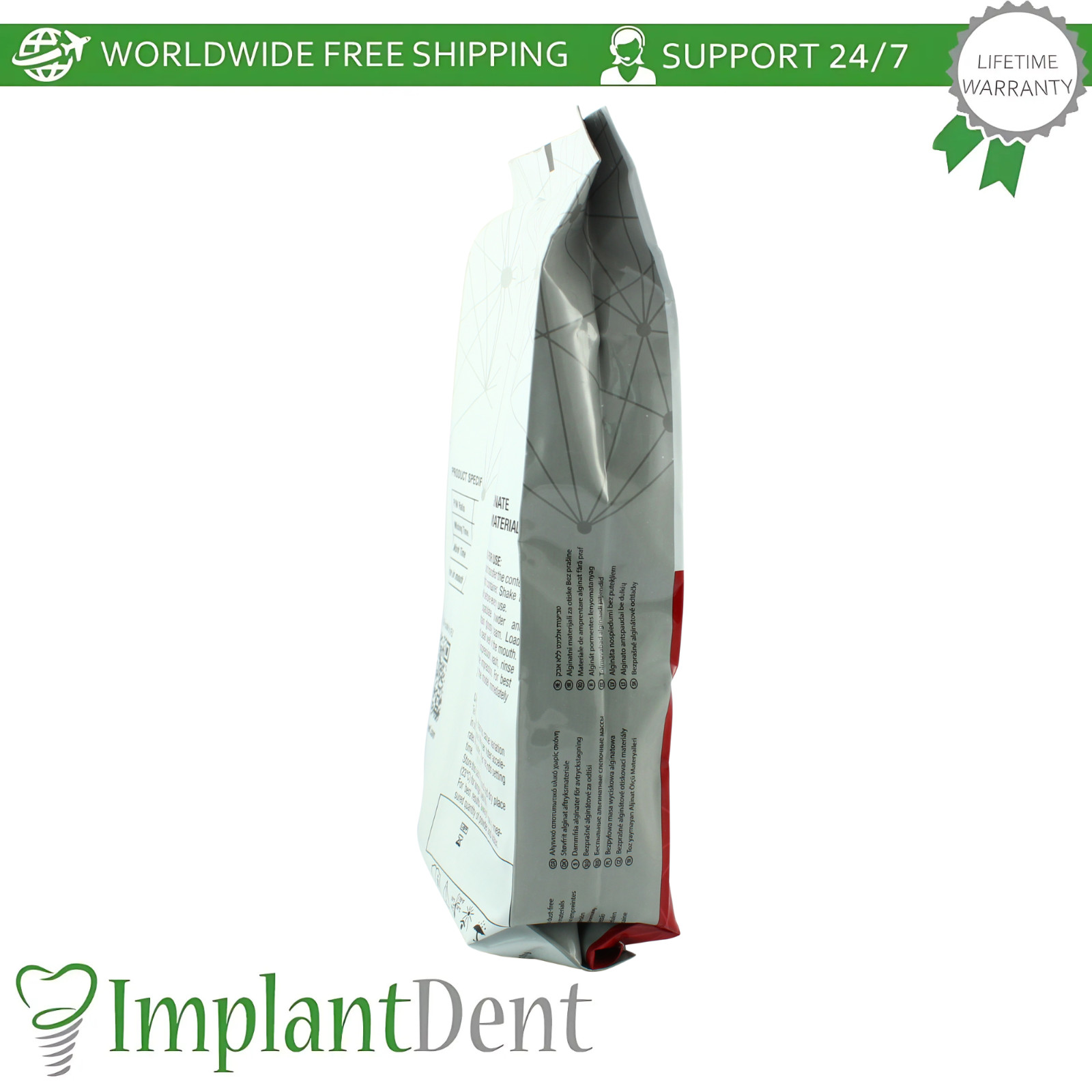 Ultra-Fine Dental AIginate Material Fast Set 450g Powder Restorative Dentistry