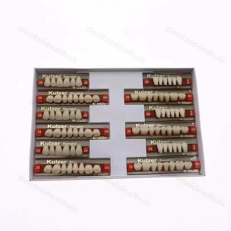 3 Layer Synthetic Resin Teeth Kit 3 Sets Box for Denture Making