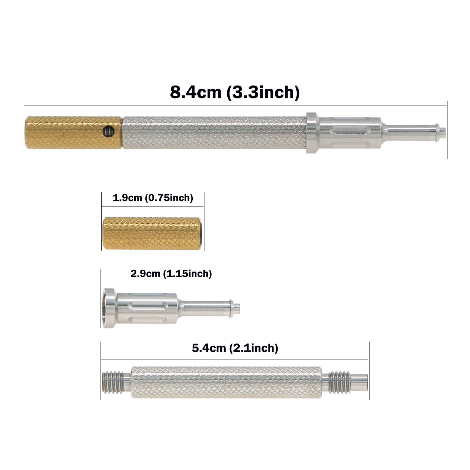 US Dental Universal Implant Denture Caps 3-IN-1 Remove Core Tool