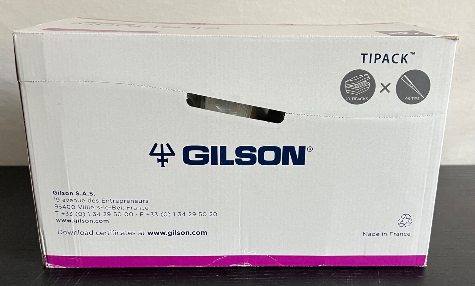 GILSON DIAMOND Pipette Tips DF30ST, 2-30 µL, 960 w/filter – Sterile 7/2026