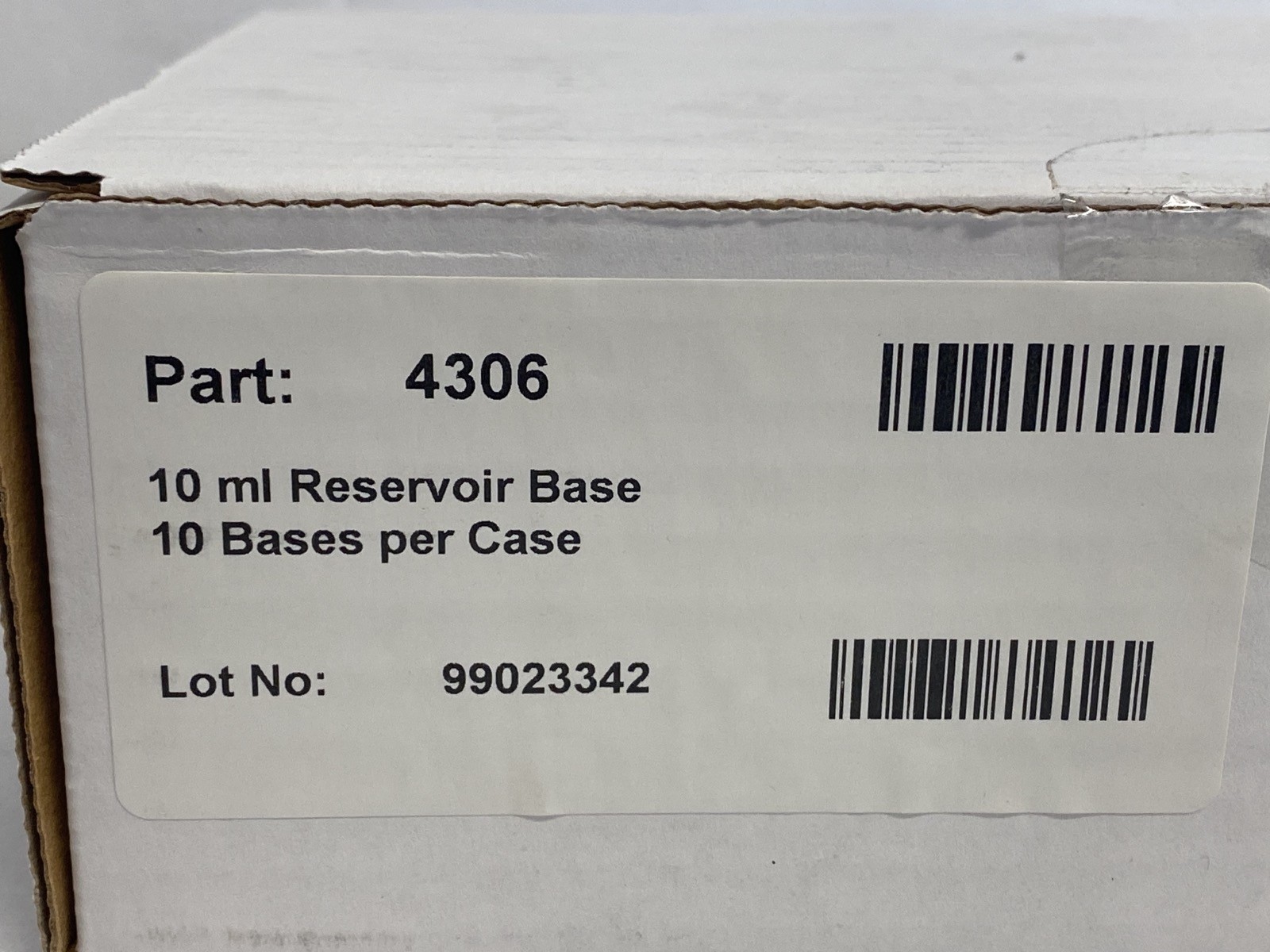 (10/Pk) INTEGRA 10mL Polypropylene Reusable Reagent Reservoir Base 4306