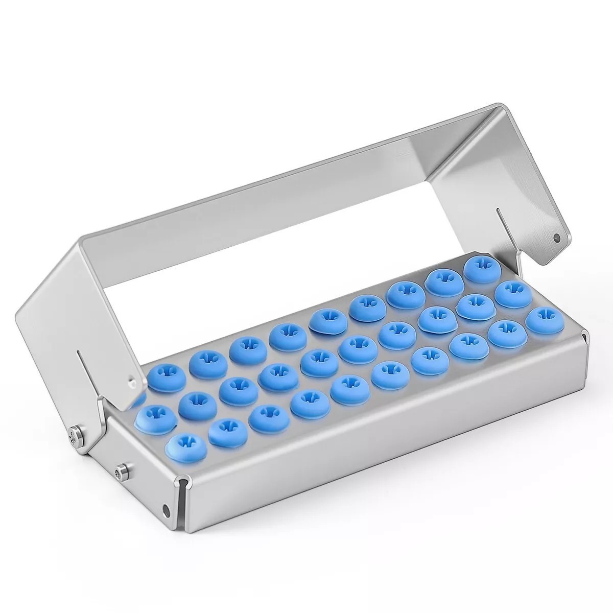 6/8/12/30 Holes Dental Implant Drills Bur Holder Disinfection Box Block