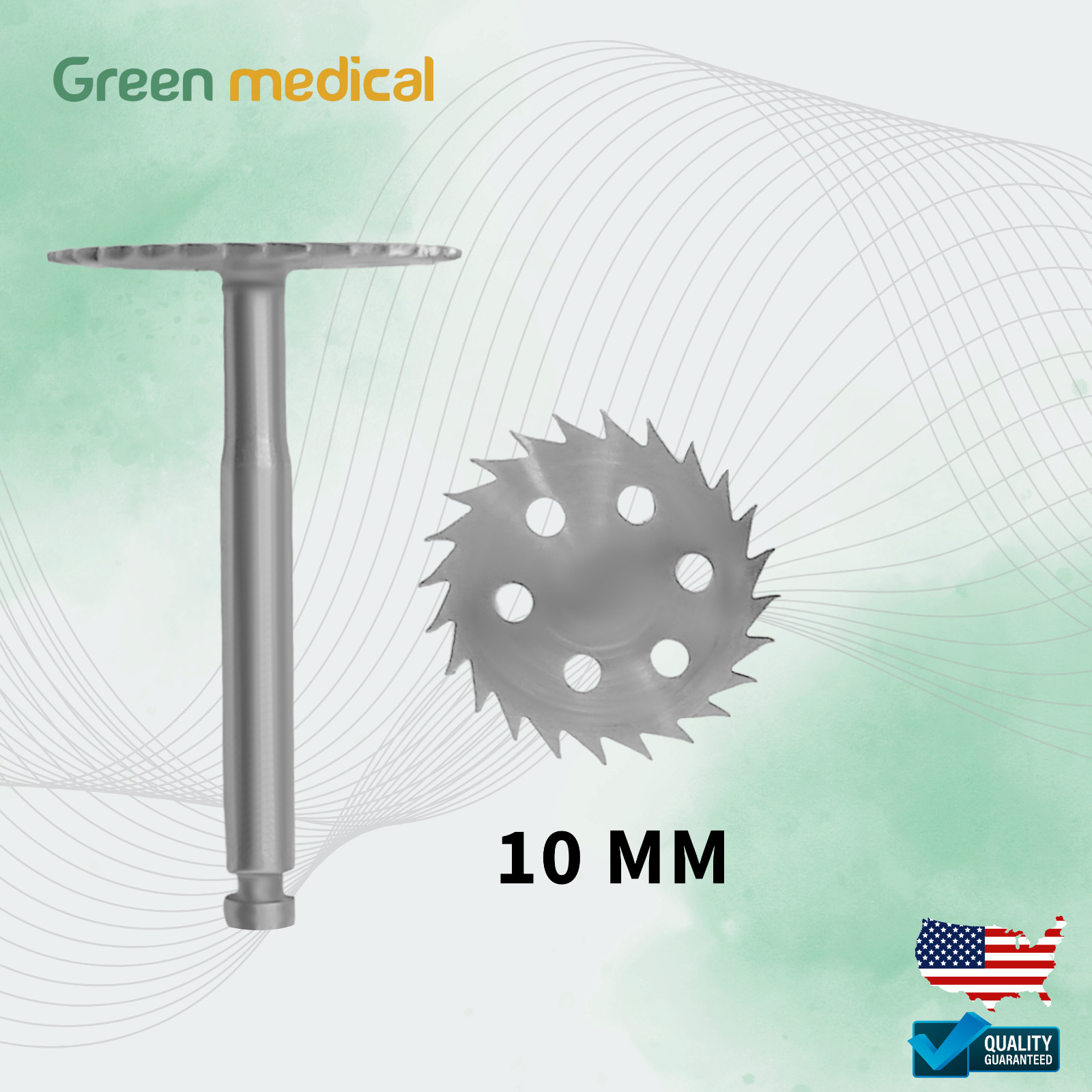 Dental Saw Discs Set 7mm 10mm 13mm – Latch Type Cutting Tools for Handpieces