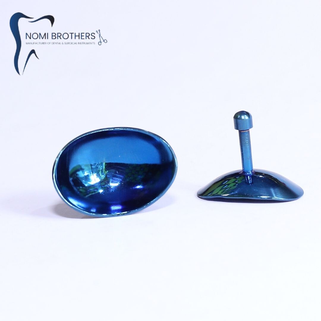 2 PCS L & S Size GERMANY Stainless Steel Eye Shield Autoclavable Corneal shields