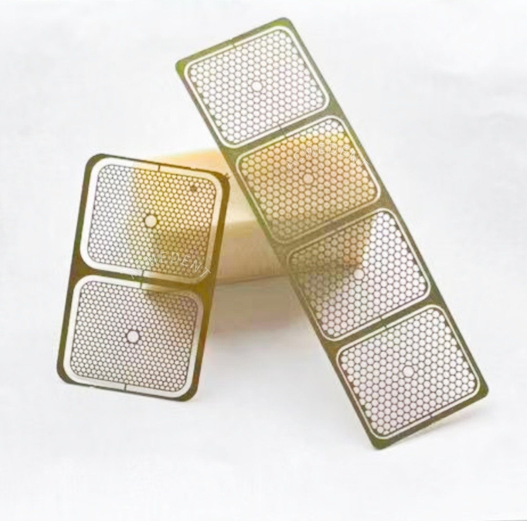 GBR Dental Titanium Mesh Membrane Guided Bone Regeneration Barrier Gold Coated